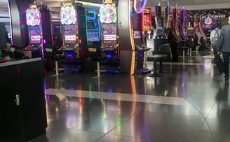 Slots machines in McCarran International Airport Las Vegas