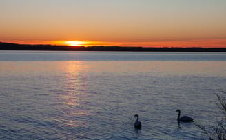 Sunset Colors in Nyord Denmark