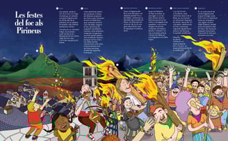 Altes de les festes del foc dels Pirineus - El dimoni pelut edicions