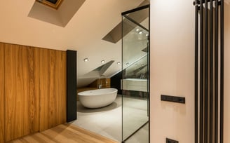 une salle de bain réalisée par un plombier d'Argelès-Gazost