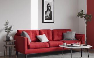 Bright living room with modern inventory