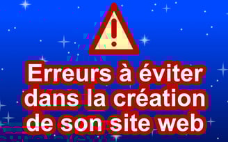 Erreurs à éviter dans la création de site web