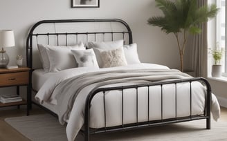 Metal double bed affiliat link.