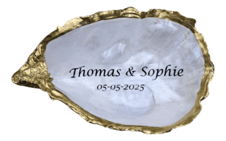 Parelmoer oester  gepersonaliseerd