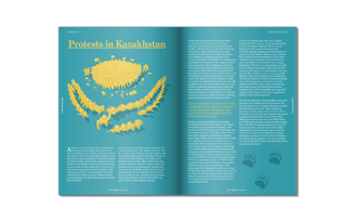 protests in Kazakhstan spread