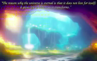 Abstact image with quote
