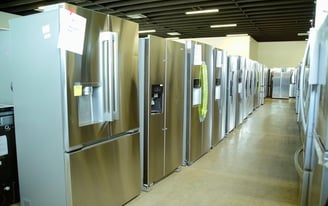 French door refrigerator at discounted prices at Appliances 4 Less in Tucson