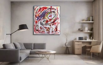 Arte contemporânea para transformar a decoração da sala.
