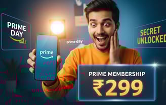How to Get Amazon Prime Membership in ₹299 Only: Prime Day Sale Edition Amazon Prime Day is Amazon’s biggest annual sale, exc