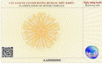 Chính thức có mẫu giấy phép lái xe mới từ ngày 1/1/2025