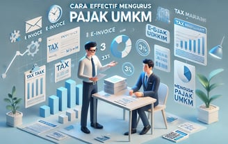 Ilustrasi cara mengurus pajak umkm - SMR Konsultan Pajak Profesional