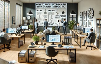 Ilustrasi cara menghindari sanksi pajak dengan pelaporan yang benar