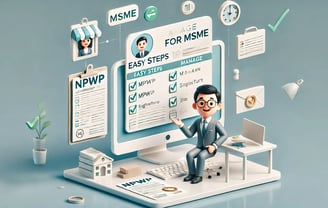 Ilustrasi cara mudah mengurus NPWP untuk UMKM