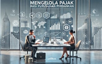 Ilustrasi mengelola pajak bagi perusahaan perbankan - SMR Konsultan Pajak Profesional Jakarta