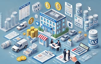 Ilustrasi mengelola pajak perusahaan farmasi - SMR Konsultan Pajak Profesional Jakarta