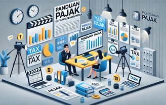 Ilustrasi panduan pajak untuk perusahaan media - SMR Konsultan Pajak Profesional Jakarta