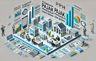 Ilustrasi perbedaan pajak orang pribadi dan badan - SMR Konsultan Pajak Profesional Jakarta