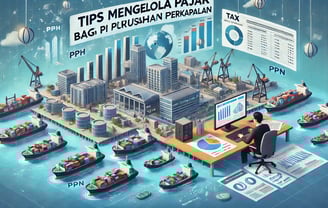Ilustrasi mengelola pajak perusahaan perkapalan - SMR Konsultan Pajak Profesional Jakarta