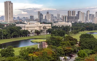 vista panorâmica da cidade de manila nas filipinas
