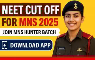 neet cutoff for mns