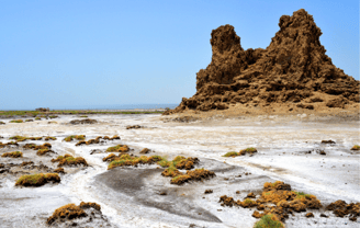 Lago Abbe, Yibuti