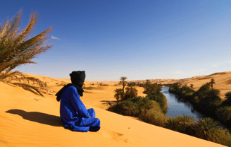 Oasis en Libia