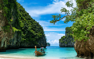 Paisaje de las islas Phi Phi