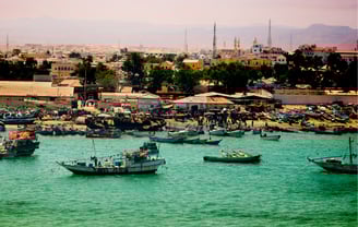 Puerto de Bosaso, Somalia
