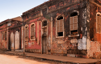 Viejo comercio en Guinea-Bisáu