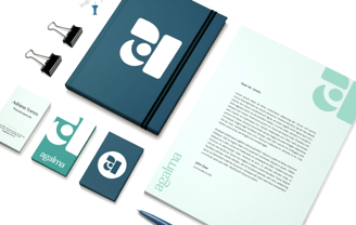 nueva identidad visual. papelería. Rebranding, diseño de marca. nuevo logo