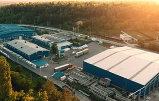 Aerial view of certified manufacturing facility in Turkey – Zyncopra supplier network
