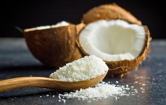 Low-fat desiccated coconut – finely shredded and dried, suitable for bakery and confectionery expor
