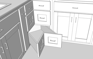 3D Kitchen Drawing