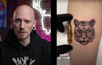 Pony lawson tattoo critiques reviews micro realism tiger