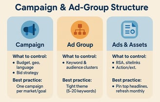 Microsoft ads structure