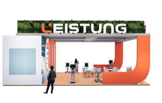 Projeto de stand Leistung; Stand Leitstung. Hospitalar 2025