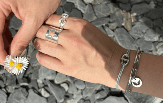 Bracelets cordons argentés acier inoxydable 316L