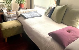 bed for qhht with elisa using dolore cannon method for quantum healing