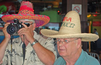 William and Ronnie at Senor Frogs