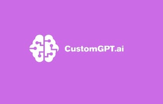 a brain map with customgpt.ai written on it.