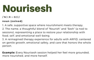 Nourisesh I ARFID Treatment for Adults