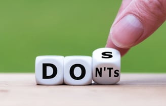 do's and don'ts