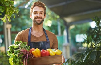 happy farmer