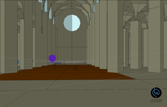 modelisation 3d de la cathédrale