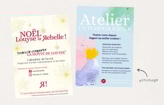 affichage boutique
