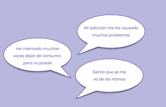 He intentado muchas veces dejar de consumir, pero no puedo