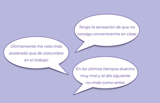 Últimamente me noto más acelerado que de costumbre en el trabajo