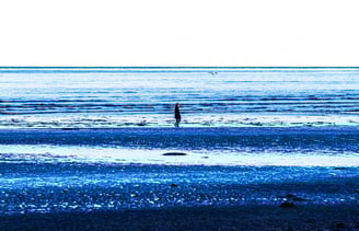 Girl walking on the beach (North West of Ireland)