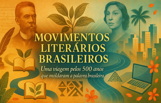 imagem que representa a ecencia de todos os movimentos literários brasileiros