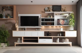 TV Unit With Storage
